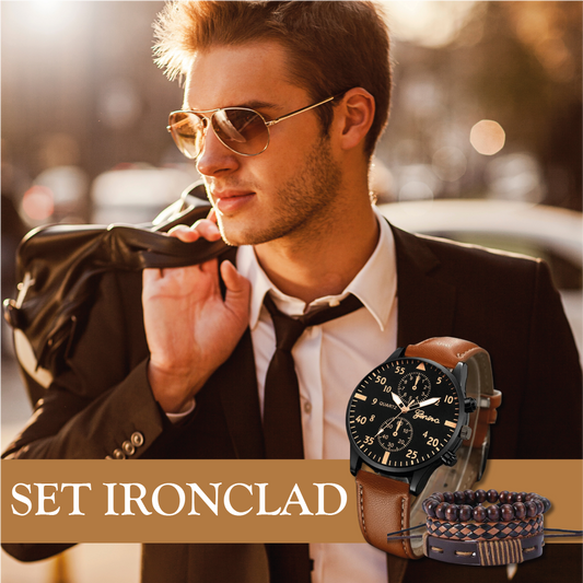 ¡PRODUCTO EXCLUSIVO! SET X4 IRONCLAD RELOJ + 4 MANILLAS